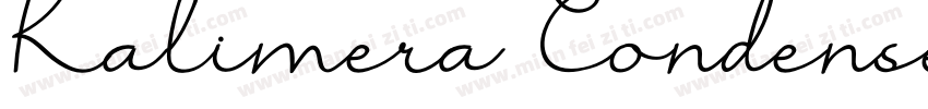 Kalimera Condensed字体转换